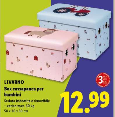Livarno Box cassapanca per bambini