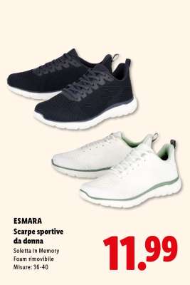 ESMARA Scarpe sportive da donna