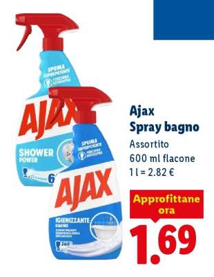 Ajax Spray bagno