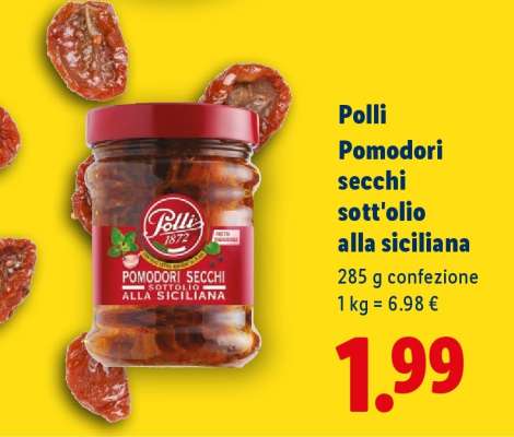 Polli Pomodori secchi sott’ olio alla siciliana