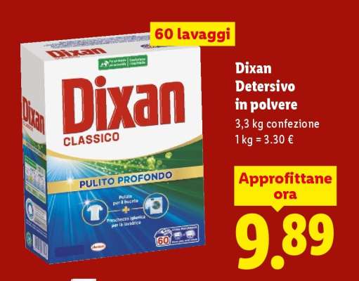 DIXAN DETERSIVO IN POLVERE