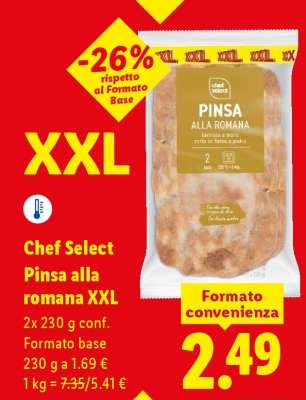 Chef Select Pinsa alla romana XXL