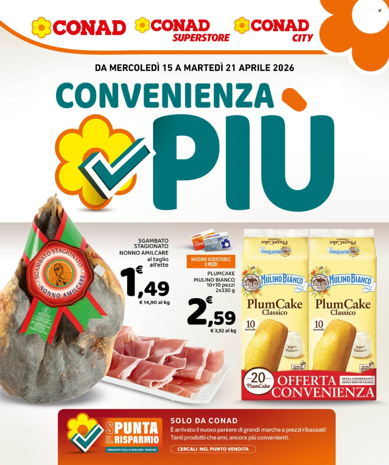 Volantino Conad - 15/4/2026 - 21/4/2026. Pagina 1