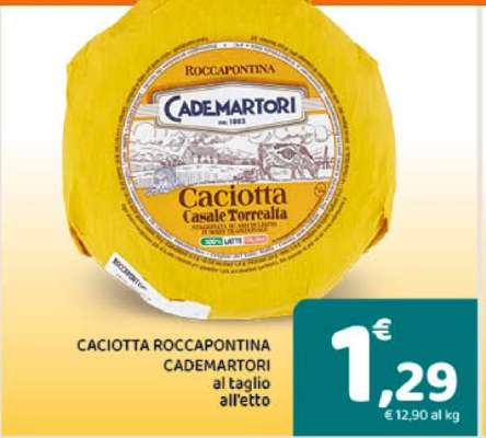 Caciotta Roccapontina Cademartori