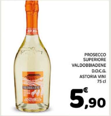 Prosecco Superiore Valdobbiadene D.O.C.G. Astoria Vini