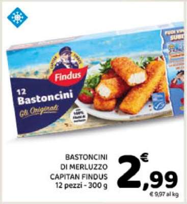 Bastoncini di Merluzzo Capitan Findus