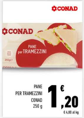 Pane per Tramezzini Conad
