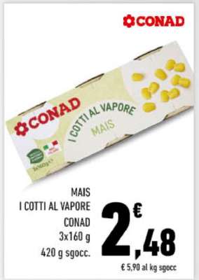 MAIS I COTTI AL VAPORE