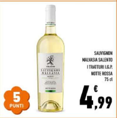 SAUVIGNON MALVASIA SALENTO I TRATTURI I.G.P. NOTTE ROSSA