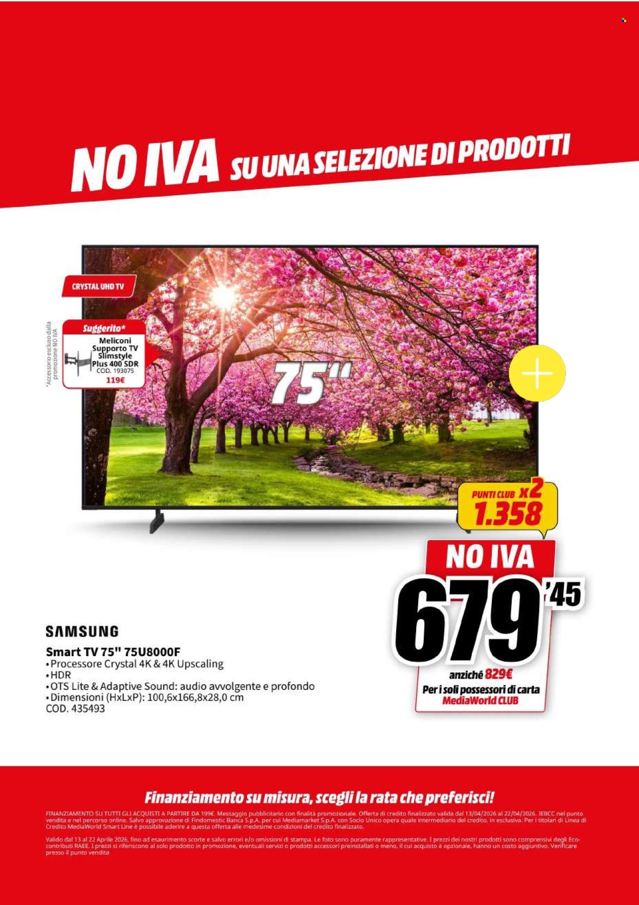 Volantino MediaWorld - 13/4/2026 - 22/4/2026. Pagina 4