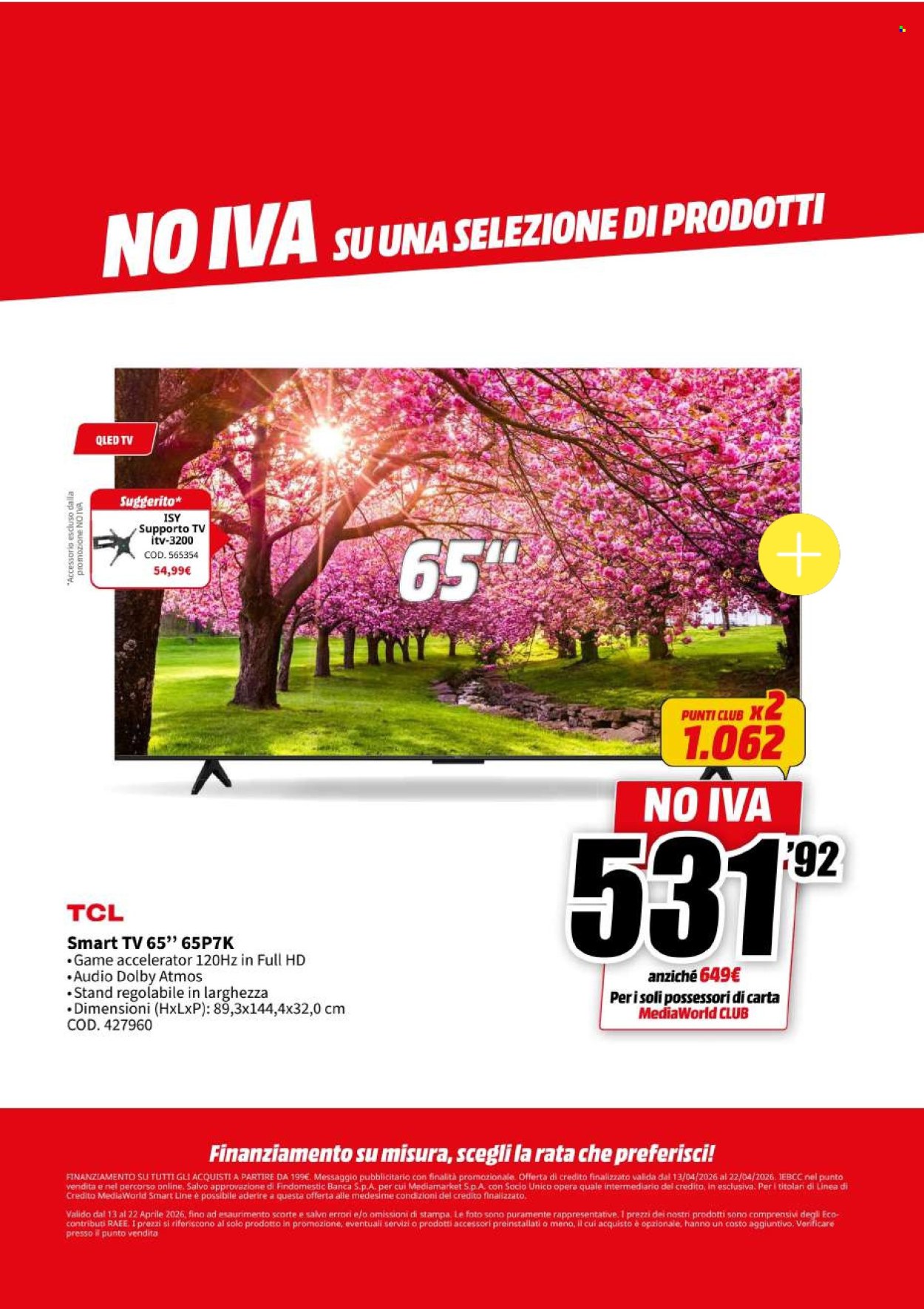 Volantino MediaWorld - 13/4/2026 - 22/4/2026. Pagina 6