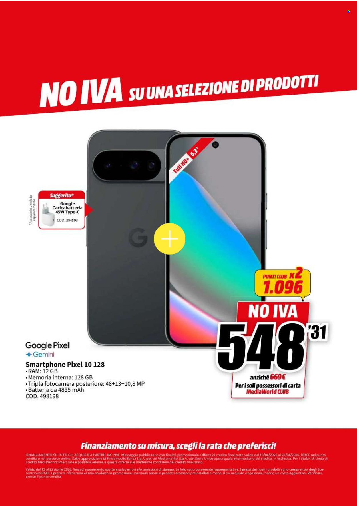 Volantino MediaWorld - 13/4/2026 - 22/4/2026. Pagina 11
