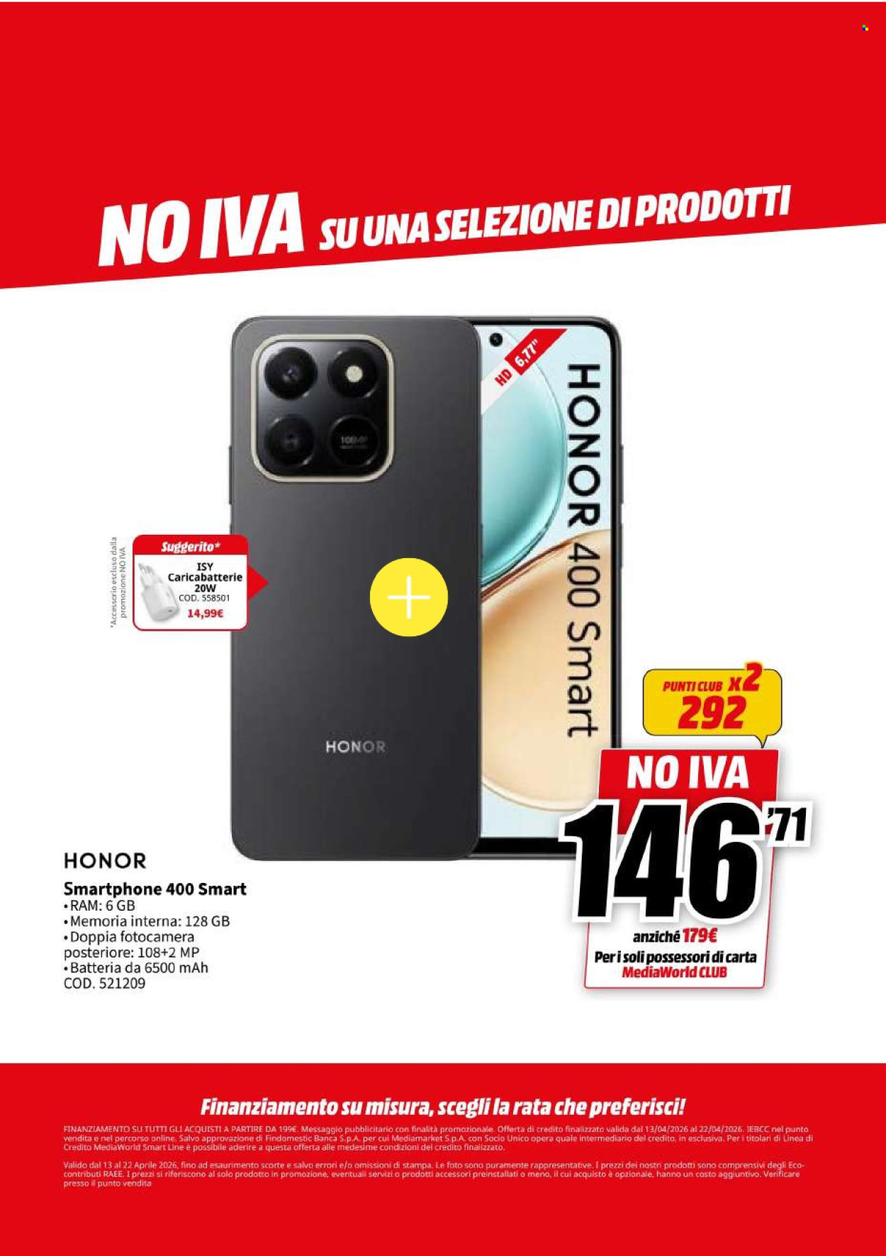 Volantino MediaWorld - 13/4/2026 - 22/4/2026. Pagina 16