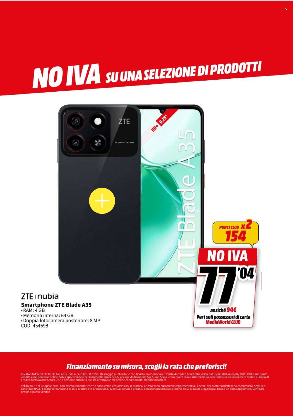 Volantino MediaWorld - 13/4/2026 - 22/4/2026. Pagina 18