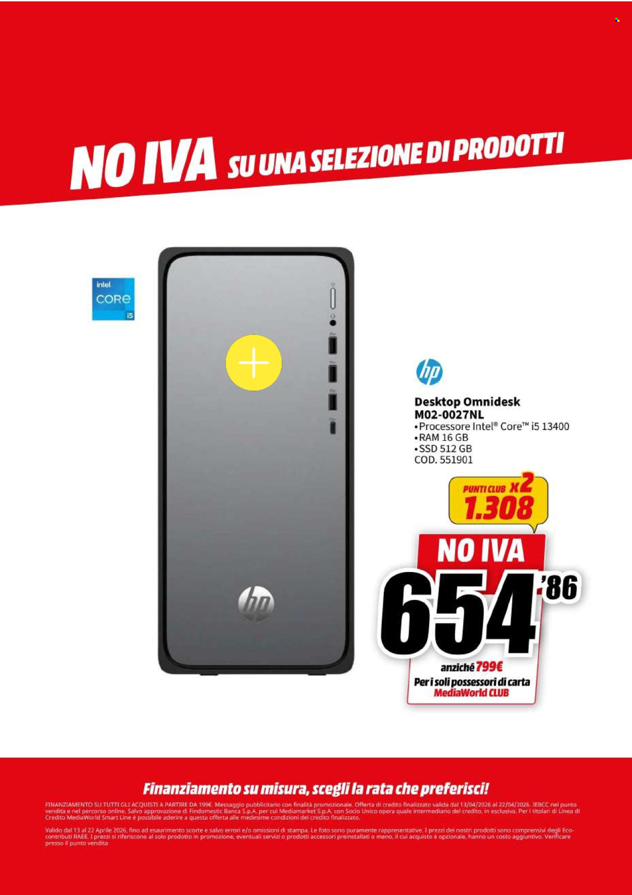 Volantino MediaWorld - 13/4/2026 - 22/4/2026. Pagina 20