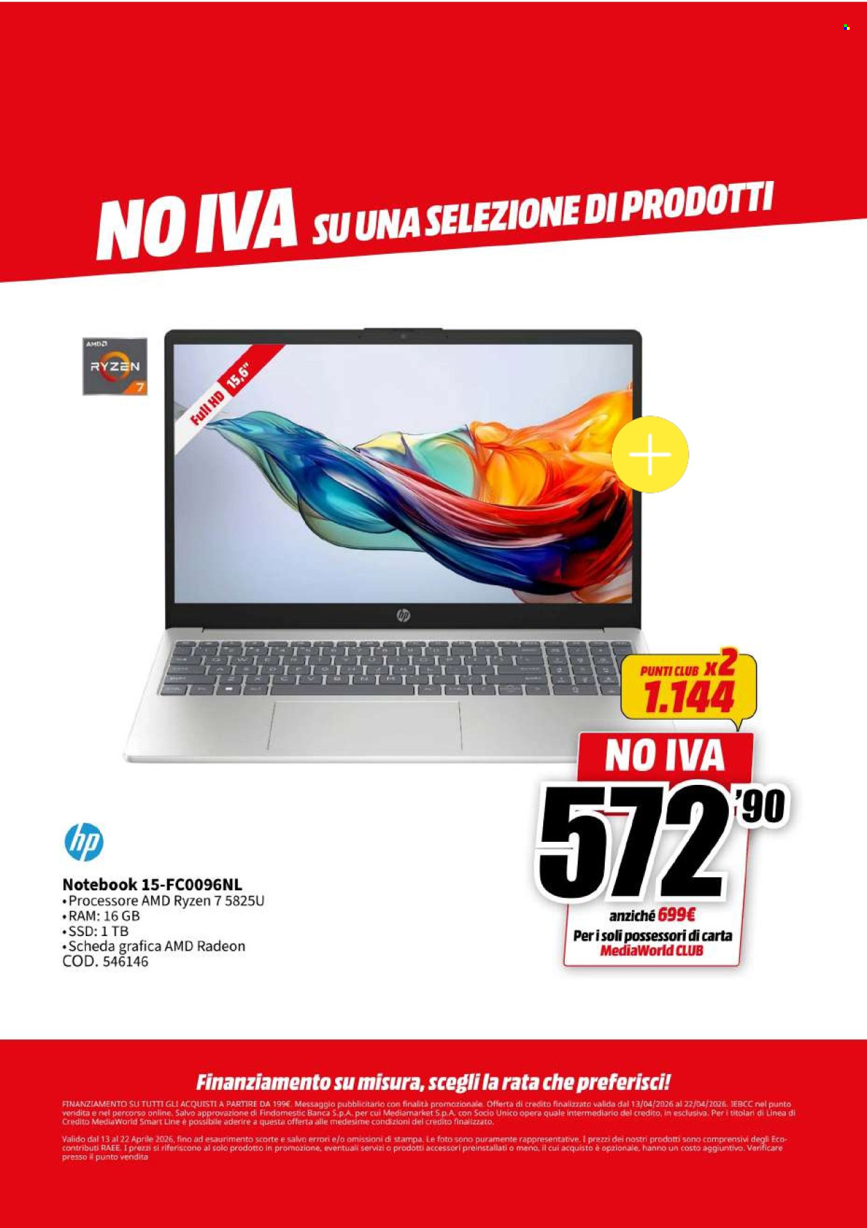 Volantino MediaWorld - 13/4/2026 - 22/4/2026. Pagina 24