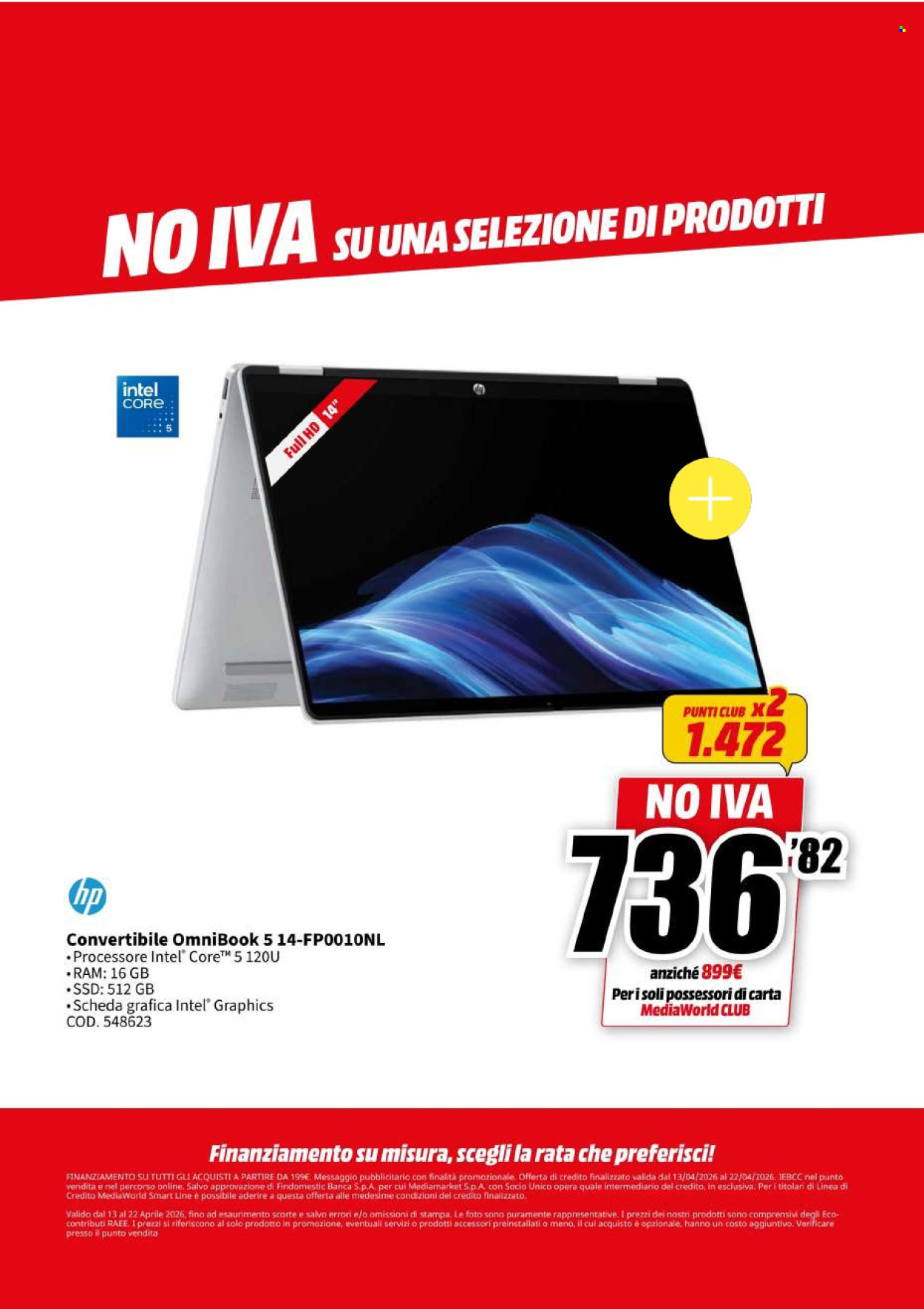 Volantino MediaWorld - 13/4/2026 - 22/4/2026. Pagina 25