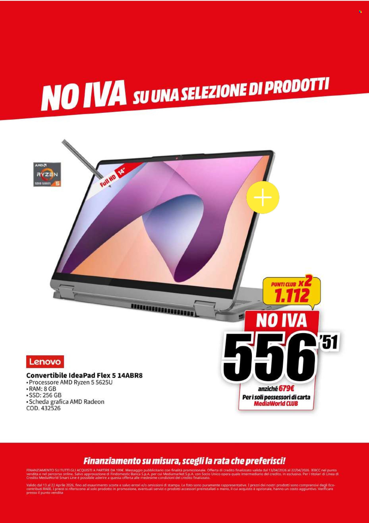 Volantino MediaWorld - 13/4/2026 - 22/4/2026. Pagina 26