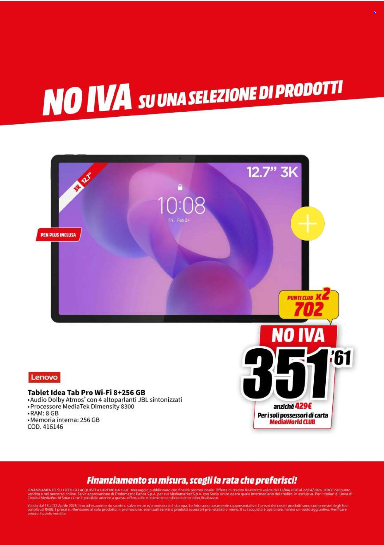 Volantino MediaWorld - 13/4/2026 - 22/4/2026. Pagina 27