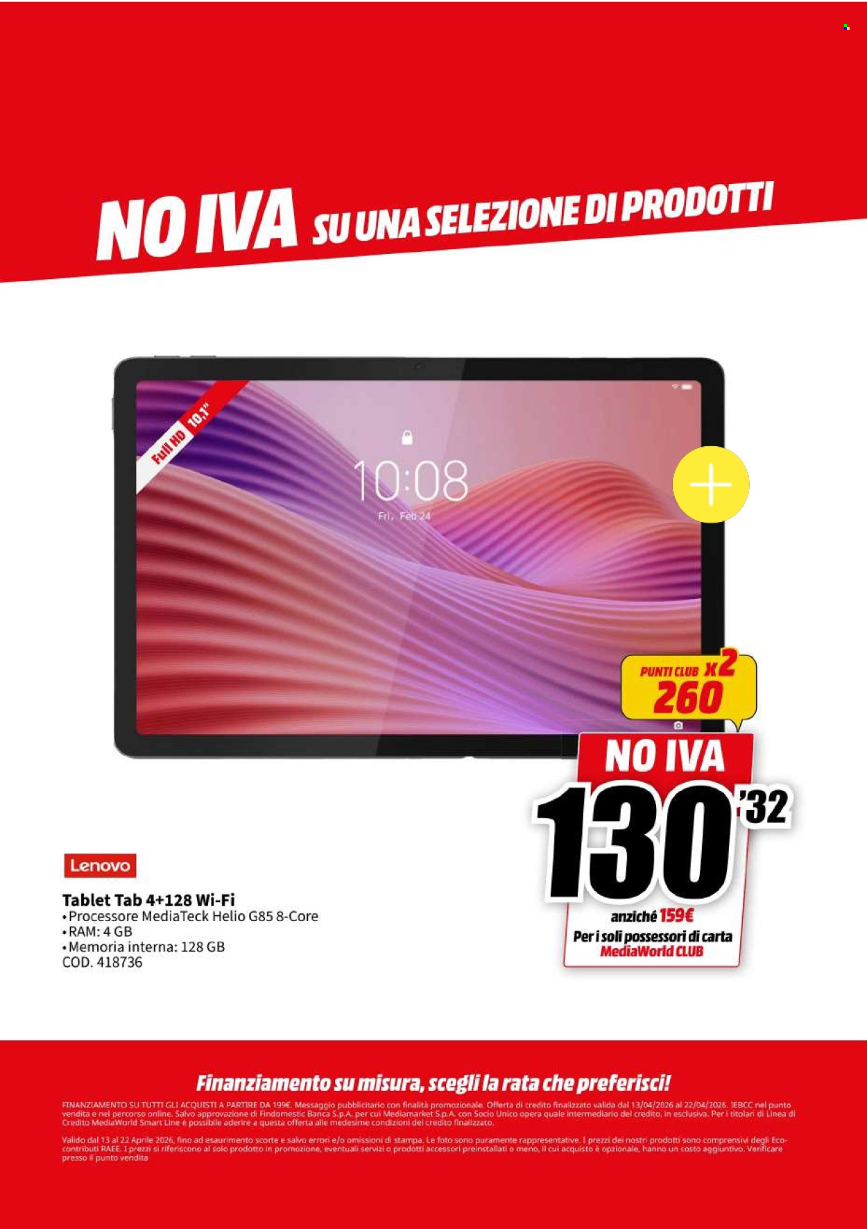 Volantino MediaWorld - 13/4/2026 - 22/4/2026. Pagina 28