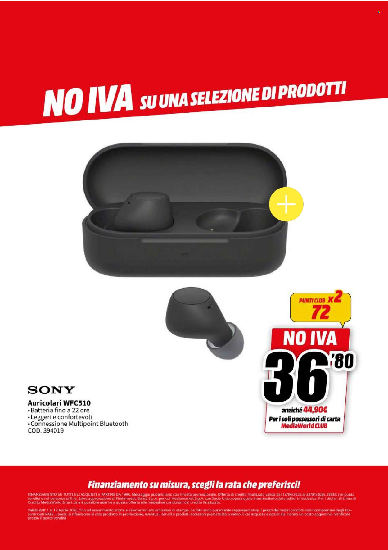 Volantino MediaWorld - 13/4/2026 - 22/4/2026. Pagina 34
