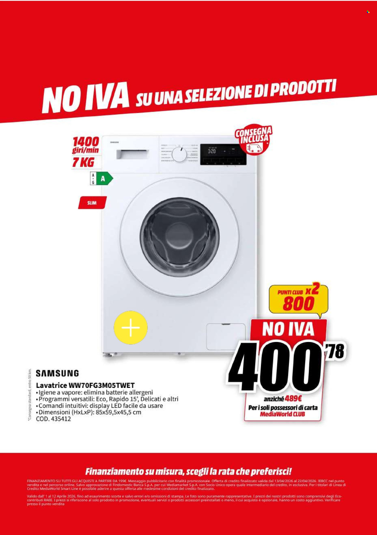 Volantino MediaWorld - 13/4/2026 - 22/4/2026. Pagina 43