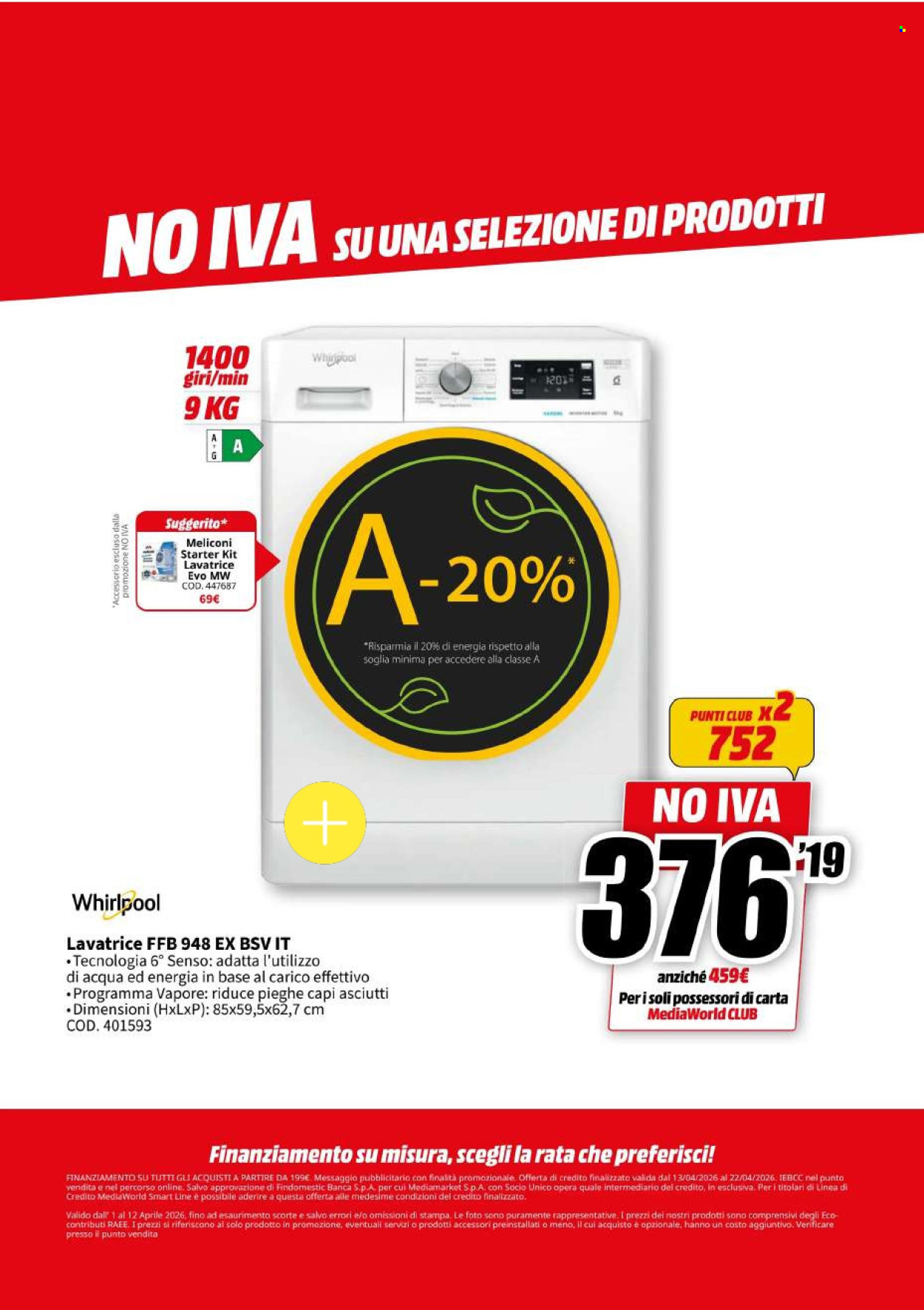 Volantino MediaWorld - 13/4/2026 - 22/4/2026. Pagina 44
