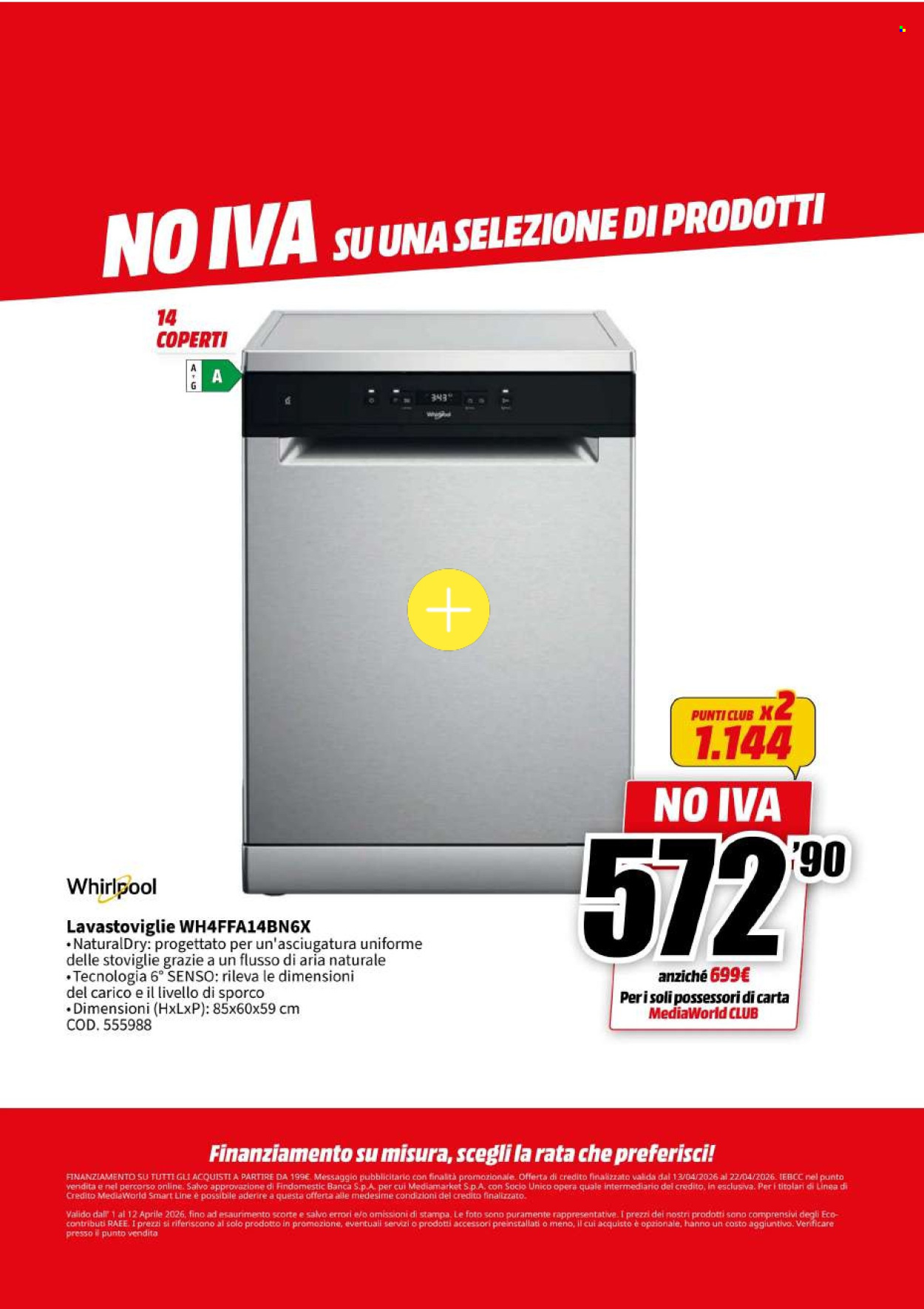 Volantino MediaWorld - 13/4/2026 - 22/4/2026. Pagina 45