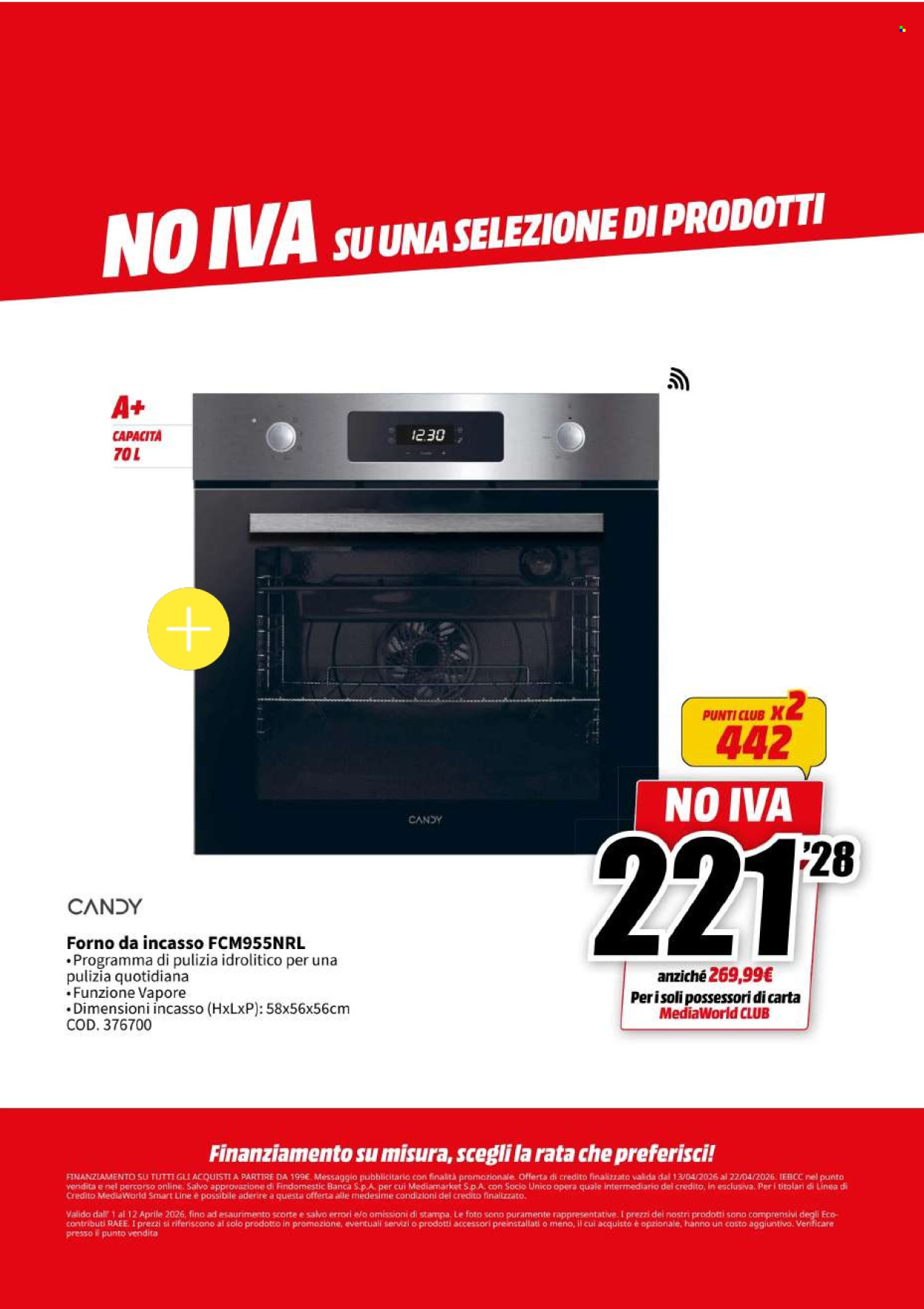 Volantino MediaWorld - 13/4/2026 - 22/4/2026. Pagina 47