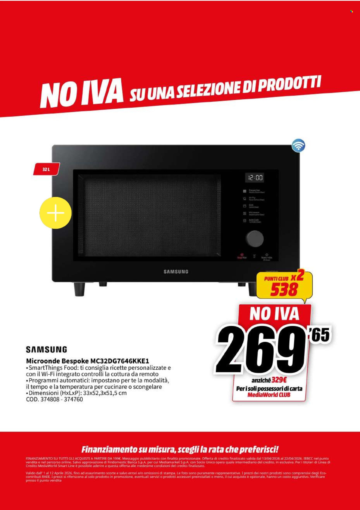 Volantino MediaWorld - 13/4/2026 - 22/4/2026. Pagina 48