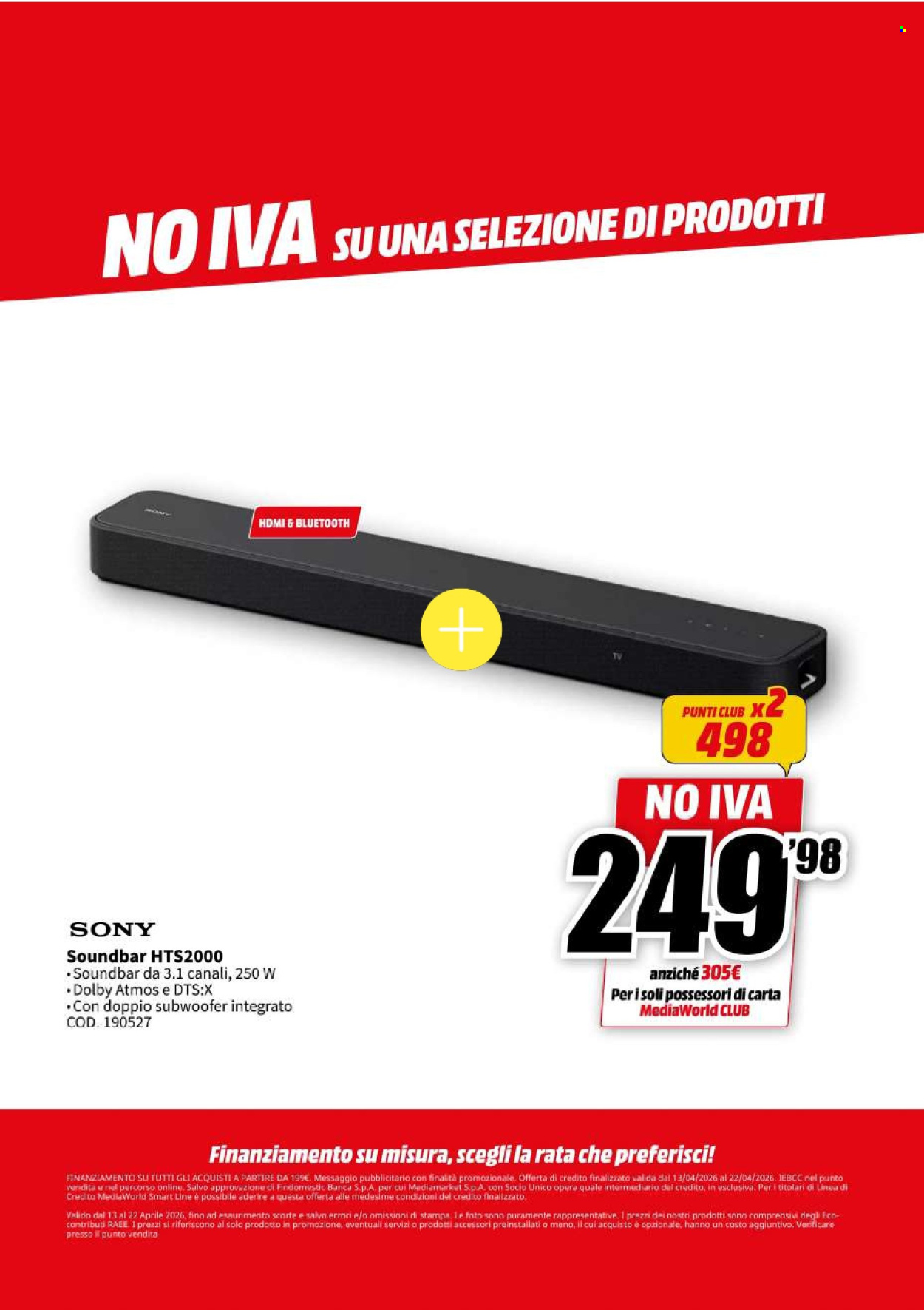 Volantino MediaWorld - 13/4/2026 - 22/4/2026. Pagina 64