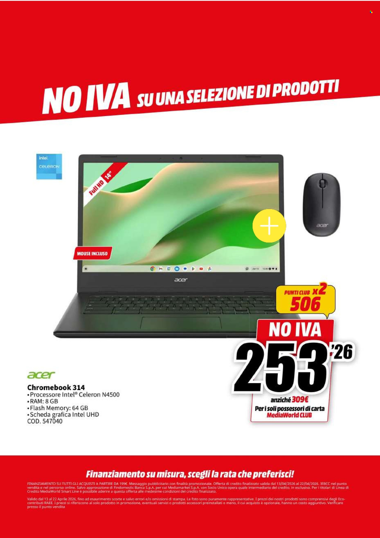 Volantino MediaWorld - 13/4/2026 - 22/4/2026. Pagina 70