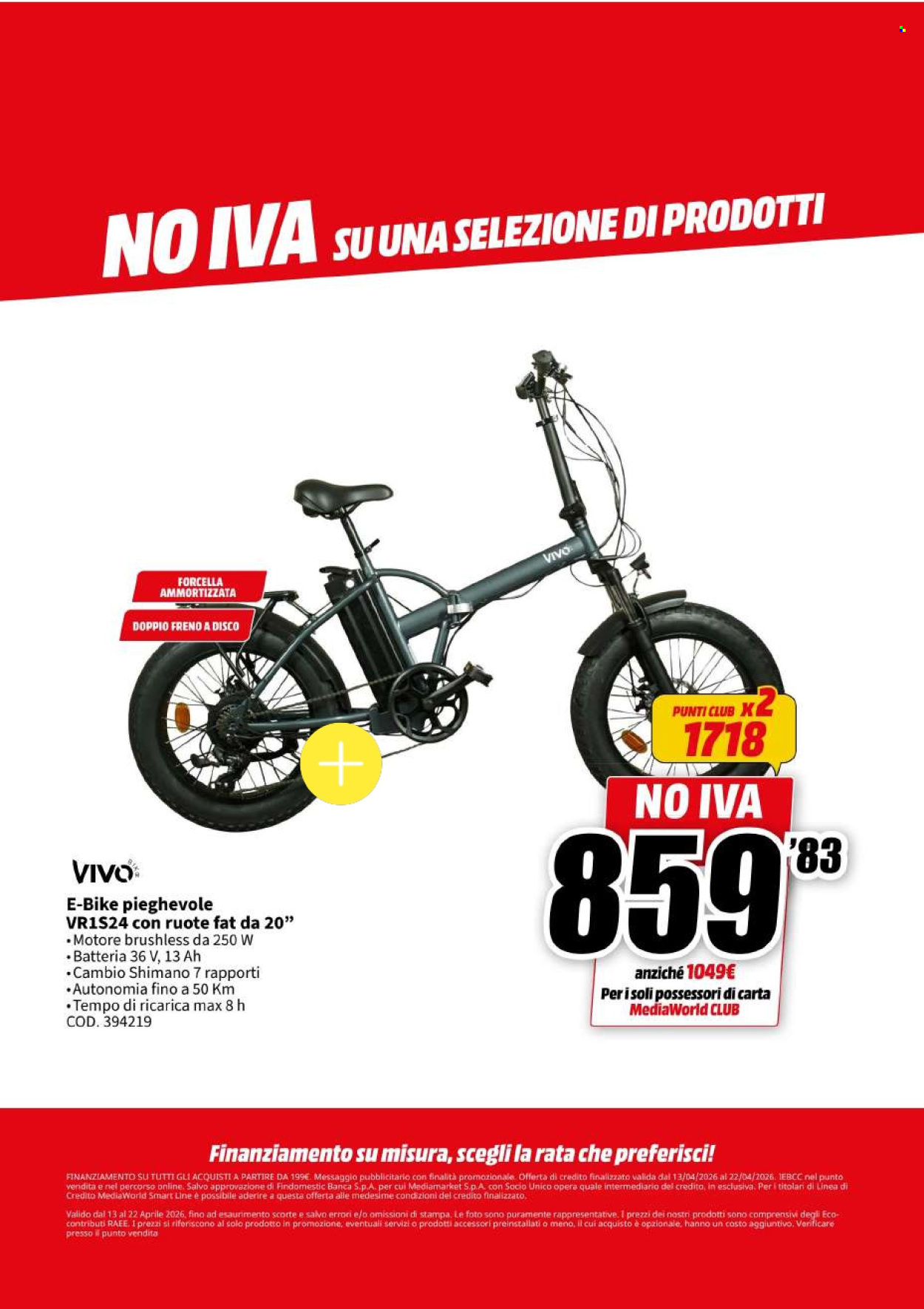 Volantino MediaWorld - 13/4/2026 - 22/4/2026. Pagina 72