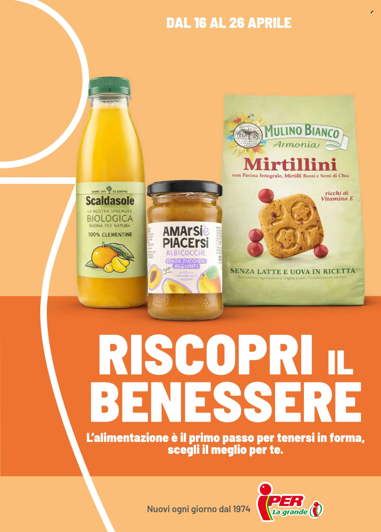 Volantino Iper, La grande i - 16/4/2026 - 26/4/2026. Pagina 1