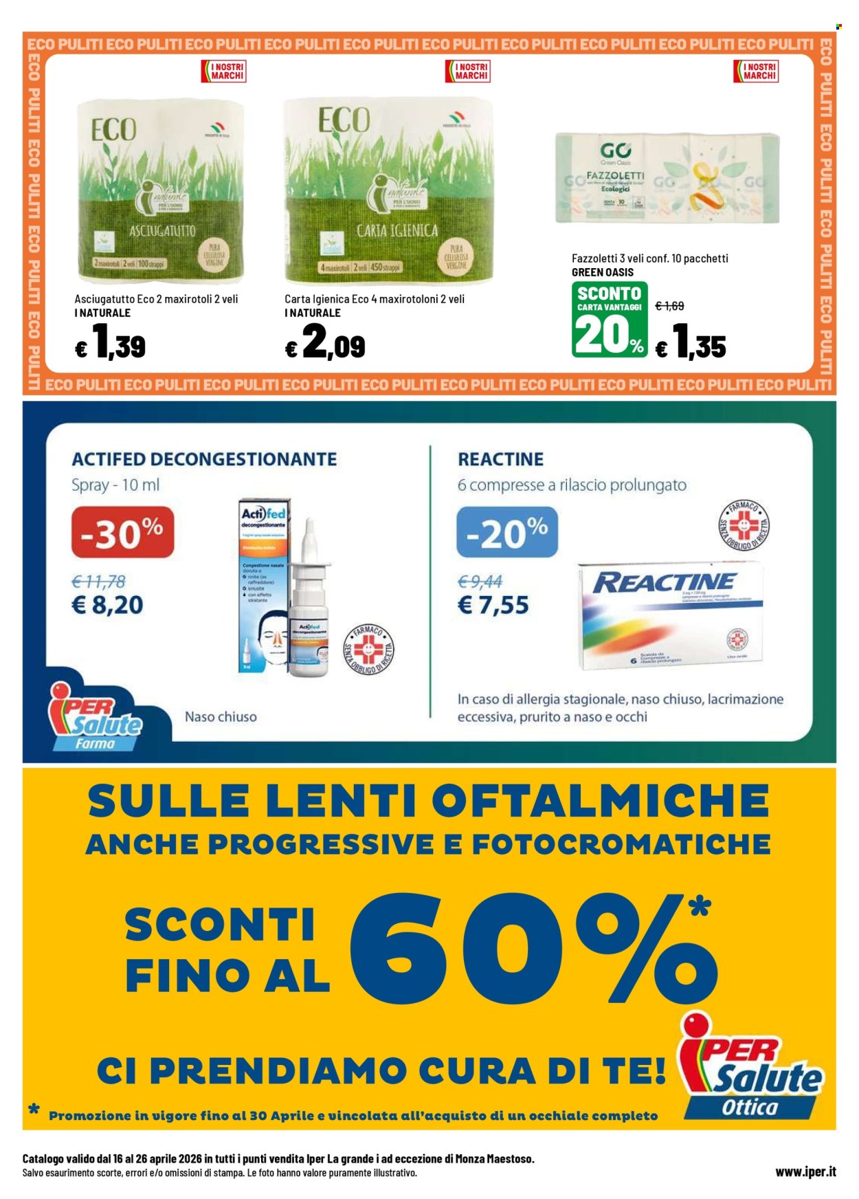 Volantino Iper, La grande i - 16/4/2026 - 26/4/2026. Pagina 21