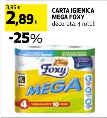 CARTA IGIENICA MEGA FOXY