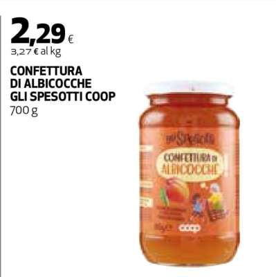 CONFETTURA DI ALBICOCCHE GLI SPESOTTI COOP