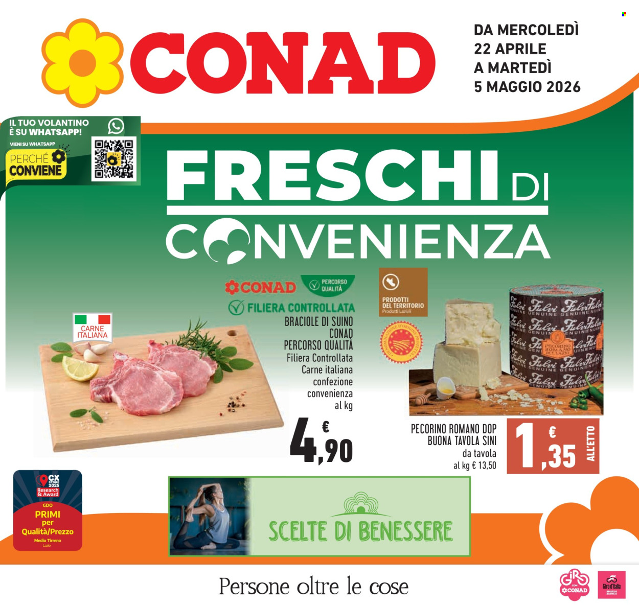 Volantino Conad - 22/4/2026 - 5/5/2026. Pagina 1
