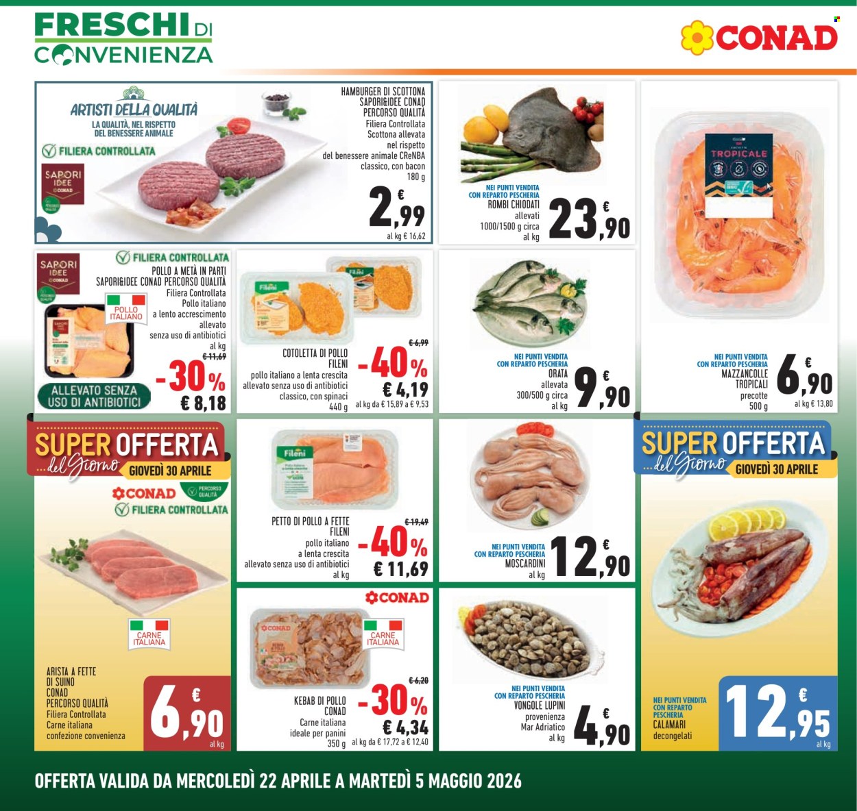 Volantino Conad - 22/4/2026 - 5/5/2026. Pagina 4