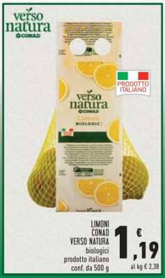 Limoni Conad Verso Natura