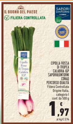 Cipolla Rossa di Tropea Calabria IGP