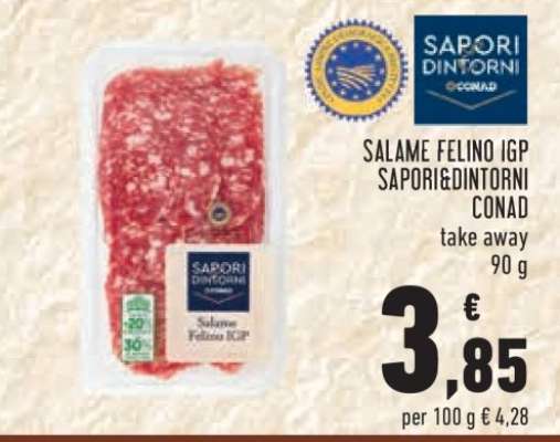 Salame Felino IGP Sapori&Dintorni Conad