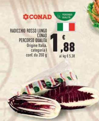 Radicchio Rosso Lungo Conad Percorso Qualità