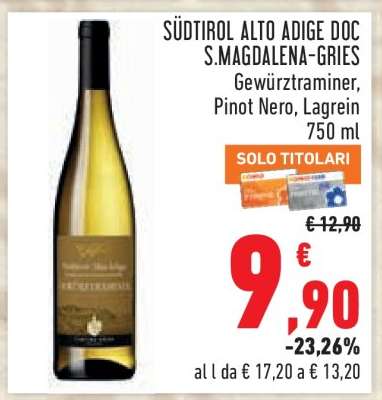 SÜDTIROL ALTO ADIGE DOC S.MAGDALENA-GRIES