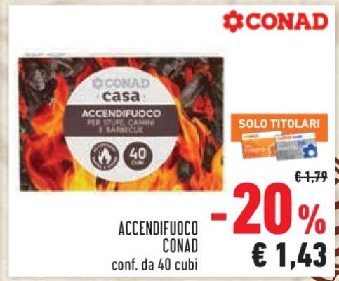 Accendifuoco Conad