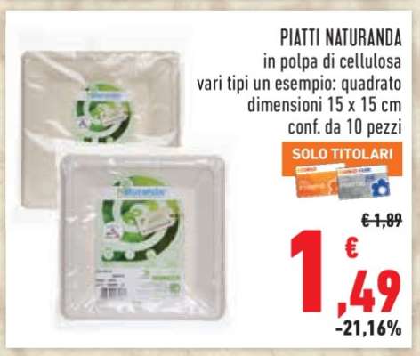 PIATTI NATURANDA