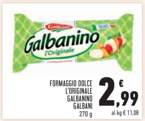 Formaggio Dolce L'Originale Galbanino Galbani