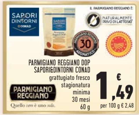 Parmigiano Reggiano DOP Sapori&Dintorni Conad