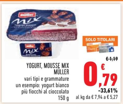 YOGURT, MOUSSE MIX MÜLLER