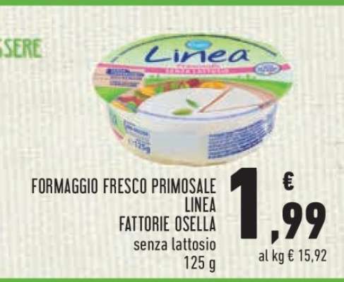 Formaggio Fresco Primosale Linea Fattorie Osella